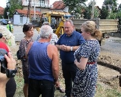 ОБИЛАЗАК РАДОВА НА РЕКОНСТРУКЦИЈИ ВОДОВОДНЕ МРЕЖЕ