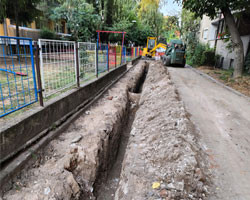 Реконструкција водоводне мреже у ул. Слободана Пенезића у Лесковцу